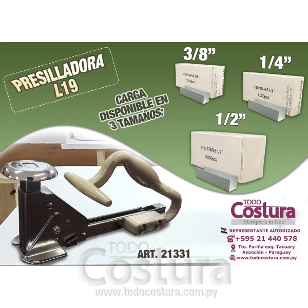 PRESILLADORA ENGRAMPADORA L19